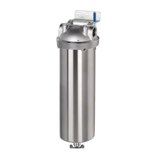 HONG HUI HMS 10A NSF 10 Inch Manual Stainless Steel Water Filter System with 50 Micron Filtration Housing