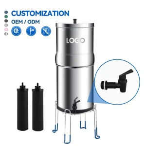 HONG HUI NSF ANSI 42 372 LT 5A 5 Gallons Household Stainless Steel Water Filter Gravity Fed Water Filter System
