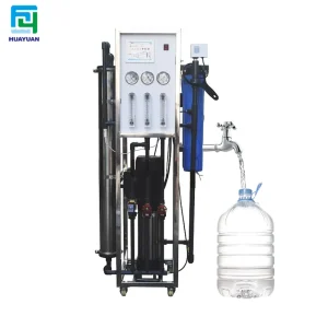 HUAYUAN 250L Hour RO Softening Water Filter System PLC Purification Treatment Plant Restaurant Home Use Pump Pressure Vessel