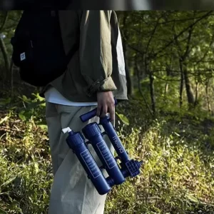 Hand-Operated Portable Outdoor Water Purifier with UF Filter for River Water Treatment