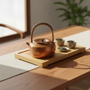 Handcrafted Copper Tea Infuser Food-Grade Metal Water Kettle for Tea Lovers and Hotel Decor