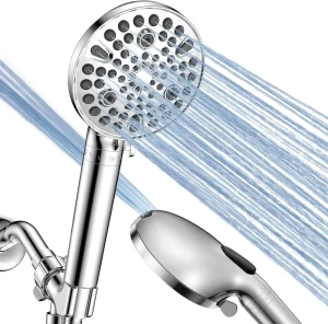 Handheld Shower Head Filter High Pressure 10 Spray Modes Hard Water Softener Water Saving Eco Friendly Modern Hotel Apartment