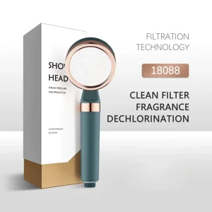Handheld Shower Head Water Filter Filtering Shower Head Shower Filter Can Dechlorinate and Purify Water Have CE Certificate