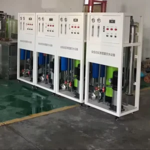 Heavy Duty 250L H RO Water Filter System with Electrical Control Cabinet & Booster Pump