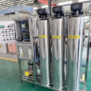 High Capacity 380V Reverse Osmosis Home Water Purifier Stainless Steel Construction Motor PLC Core Components 1 Year High