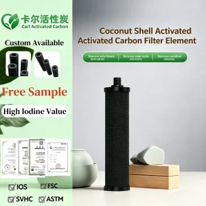 High Capacity Activated Carbon Block Filter Cartridge for Long Service Life in Commercial Water Purifier