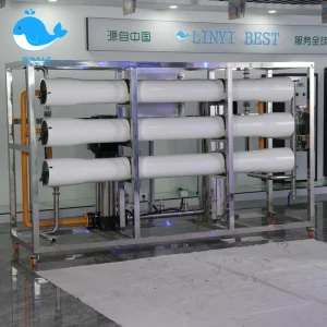 High-Capacity Commercial Industrial Reverse Osmosis PLC-Controlled Water Purifier System with Pump and Drinking Water Storage