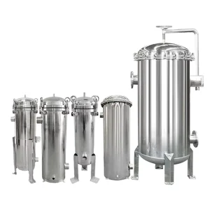 High-Capacity Commercial Water Filter System with Pressure Vessel Core and SUS304 Housing