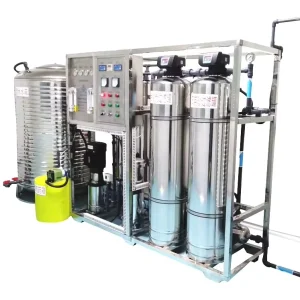 High-Capacity Industrial Reverse Osmosis Water Purification System with PLC and Pump for Factory Operations
