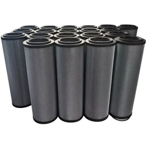 High Efficiency 99.95% Cylindrical Industrial Activated Carbon Air Filter Element with Medium Duty PM2.5 Odor Removal