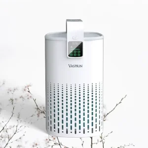 High Efficiency Air Cleaner with Aluminum Housing and H13 Carbon Filter for Living Room Use