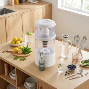 High Efficiency Countertop Activated Carbon Water Filter with 5 Stage Filtration