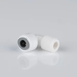 High-Flow 1/4″ L-Shaped Quick Fitting for RO Membrane Water Filter Parts