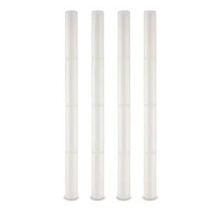High Flow 20 Inch Pleated Membrane Filter 0.45 1 5 Micron Element Construction Custom Made for Water Treatment Filtration