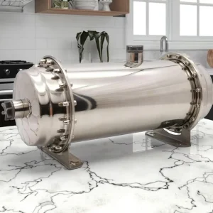 High Flow 500L H Manual Countertop Ultrafiltration Water Purifier System 304 Stainless Steel Water Saving Features for Household