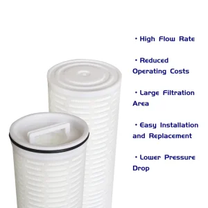 High Flow 60 Inch 1 Micron Polypropylene Sediment Filter Cartridge for Reverse Osmosis Water Filter Systems
