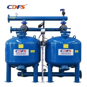 High Flow Carbon Steel Sand Filter Pressure Vessel with Low Pressure Drop Automatic Backwash and 20 Micron Filtration