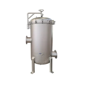 High Flow Filter Pre Filtration Equipment Mineral Water Bottling 304 Stainless Steel High Throughput Security Filter