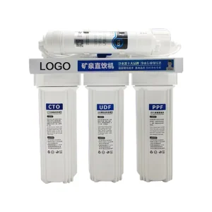 High Flow Home Use Indoor Health Five Stage Undersink Drinking Water Purifier