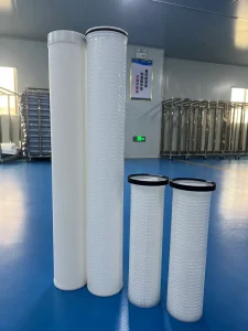 High Flow PP Pleated Filter Cartridge 10/20/30/40/60 Inch 0.22-50 Micron for Industrial RO Water Treatment
