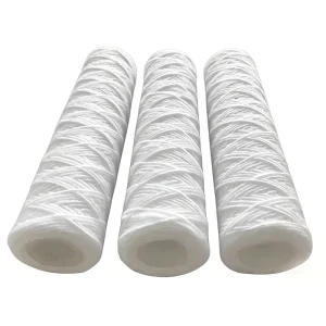 High Flow PP Yarn String Wound Sediment Filter Cartridge 5 Micron 10/20/40 Inch