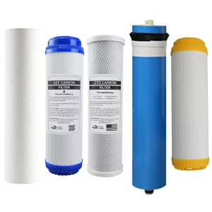 High Flow Sediment Refillable Alkaline PP CTO Activated Carbon 0.1 Micron Replacement Water Filter Cartridges for Home Use