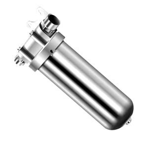 High Flow Steel Purification System With 10″ Stainless Steel Prefilter