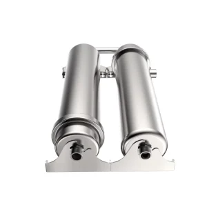 High Flow Under Sink Water Filter System 2 Stage Stainless Steel Purifier UF for Drinking Water for Outdoor and Household Use