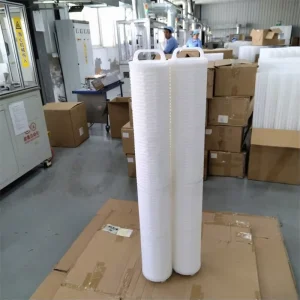 High Flow Water Filter Cartridges HF40PP005D01 Stacked Type Filtration 500L Hour Replacement 220V