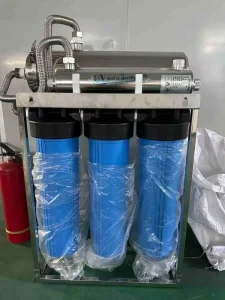 High Flow Well Jumbo 5 Stage Portable Household Whole House Filter System Iron Manganese Removal Pressure Gauges