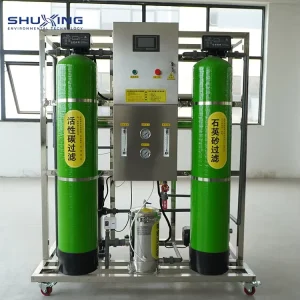 High-Flux 500 LPH-3000 LPH Water Treatment Machinery with FRP Reverse Osmosis System and Water Purifier
