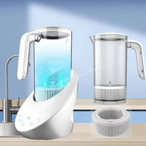 High Hydrogen Concentration Water Filter Alkaline Water Ionizer Active Hydrogen Water Generator 2L Capacity Bottle for Home