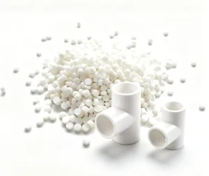 High-Impact Rigid White PVC Granules SG5 Modified Compound for Pipe-Grade Water Drainage Pipe Fittings