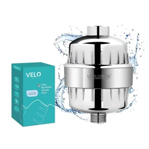 High Output Universal Shower Replaceable Multi Stage Chrome Shower Head Filter Cartridge for Water Filter