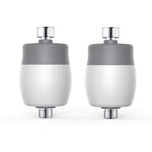 High Output Water Filter Shower Universal Shower Head Water Filter with KDF 55 Strongly Eliminates Chlorine and Heavy Metals