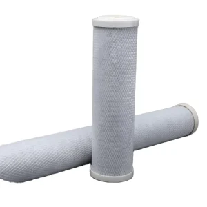 High Particles Removal Efficiency 5um 10 Inch Activated Carbon Block Filter Cartridge for Water Treatment Filtration