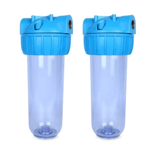High-Pressure 10-Inch Plastic Water Filter Housing with 1/2-Inch 3/4-Inch 1-Inch Connectors