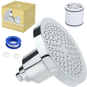 High Pressure 25 Stage Filter Shower Head Chlorine removing Concealed Shower Head Modern 2 in 1 Top Shower Water Filter
