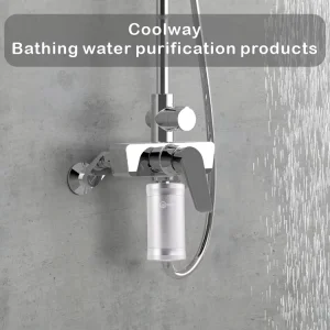 High Pressure Activated Carbon Shower Head Water Filter Replaceable Filter Plastic Metal Material 1 Year Warranty for Household