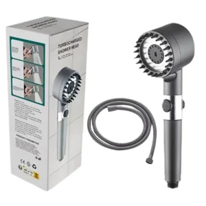 High Pressure Filter Shower Head Three Mode Water Saving Handheld Spray Chlorine Removal Massage Multi Functional Bathroom Tap