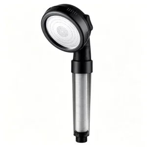 High Pressure Filtering Shower Head with Replaceable PP Cotton Filter Self Cleaning Nozzles for Hard Water Areas for Bathroom