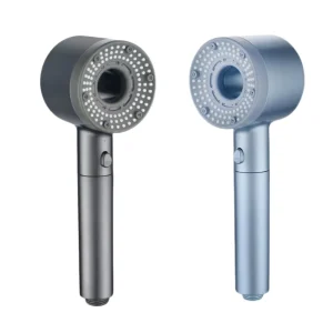 High Pressure Pp Cotton Bathroom Filter Shower Head Modern 5 Settings Adjust Water Saving Shower Head
