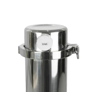 High Pressure Stainless Steel Under Sink Water Filter Housing for Household Use Manual Operation Removes Sand Rust Odor
