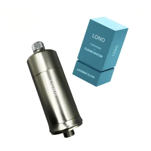 High Pressure Universal Shower Filter ACF Shower Head Filter Shower Water Softener for Healthier Hair Skin Aroma Vitamin C Bath