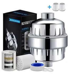 High Quality 15 18 20 Stage Shower Filters With Replacement Cartridge Set Water Shower Filter for Hard Softening Water