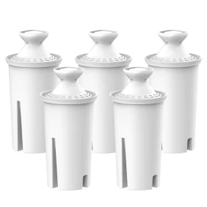 High Quality Activated Carbon Replacement Water Filter Cartridges, Classic Pitcher Design for Household Use