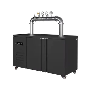 High Quality Commercial Kegerator Beer Dispenser Keg Cooler U type Column With 4 Taps