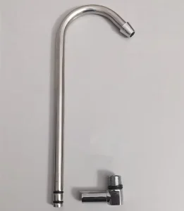 High Quality Customized Water Purifier Metal Spout with Water Outline Elbow Connector Water Filter Spout