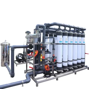 High Quality FRP PLC 30T Water Purifying RO Desalination Ultrafiltration Membrane Housing System with Engine & Pump CHUNKE Brand
