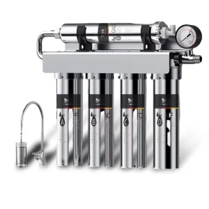 High Quality Level 5 Stainless Steel Electric Silver Prefilter Reverse Osmosis System for Household RV Outdoor Kitchen Sink